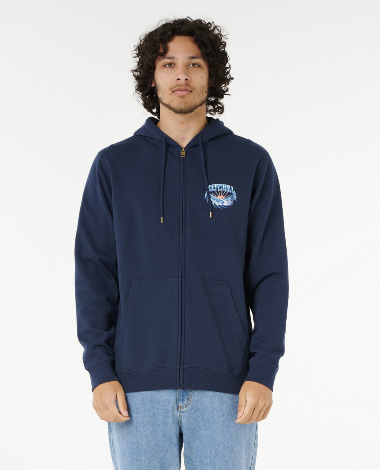 Rip Curl Hazed And Tubed Zip Thru in NAVY
