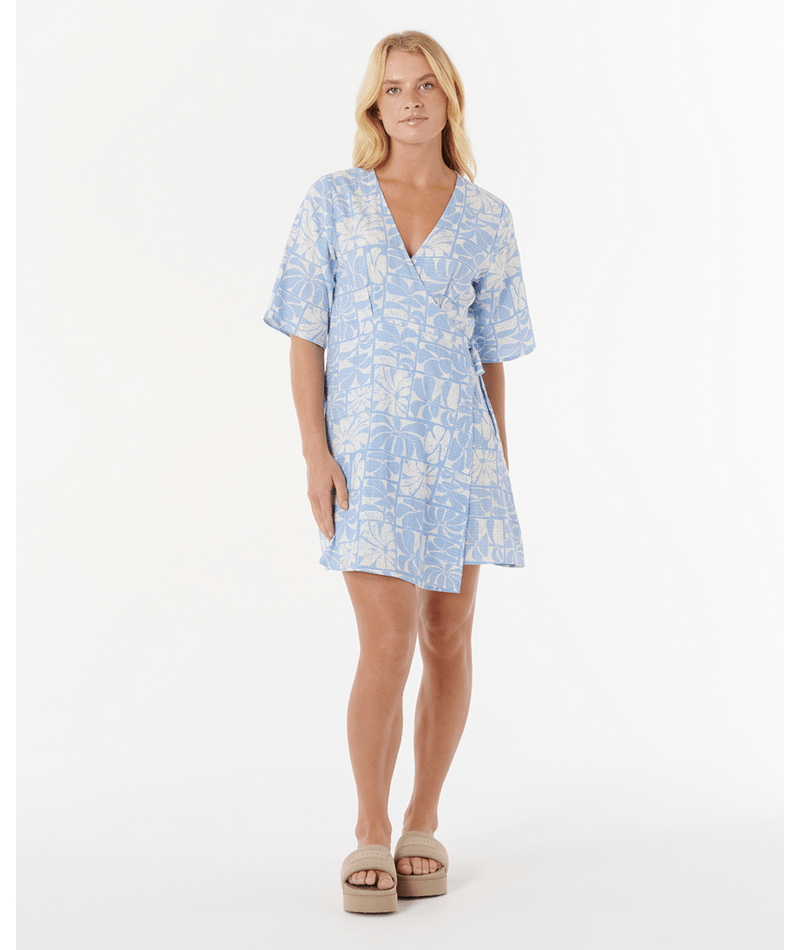Rip Curl Aots - Ty Williams Wrap Dress in BLUE