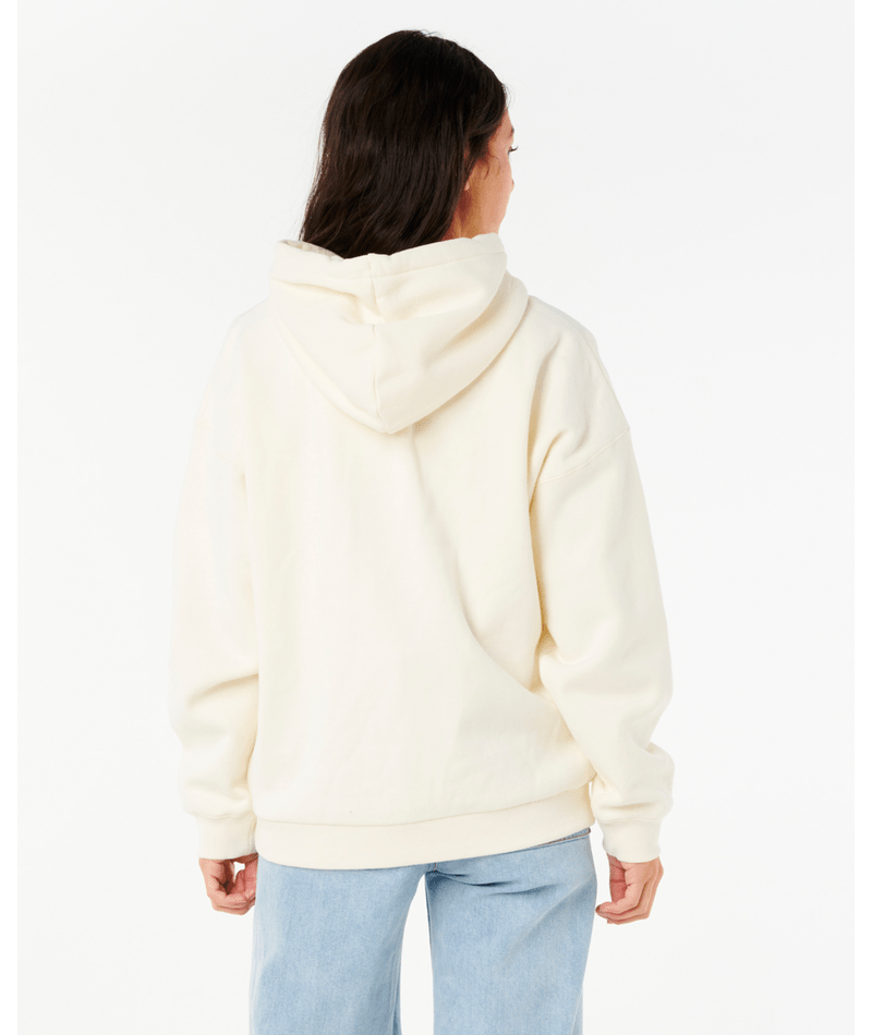 Rip Curl Varsity Hoodie in BONE