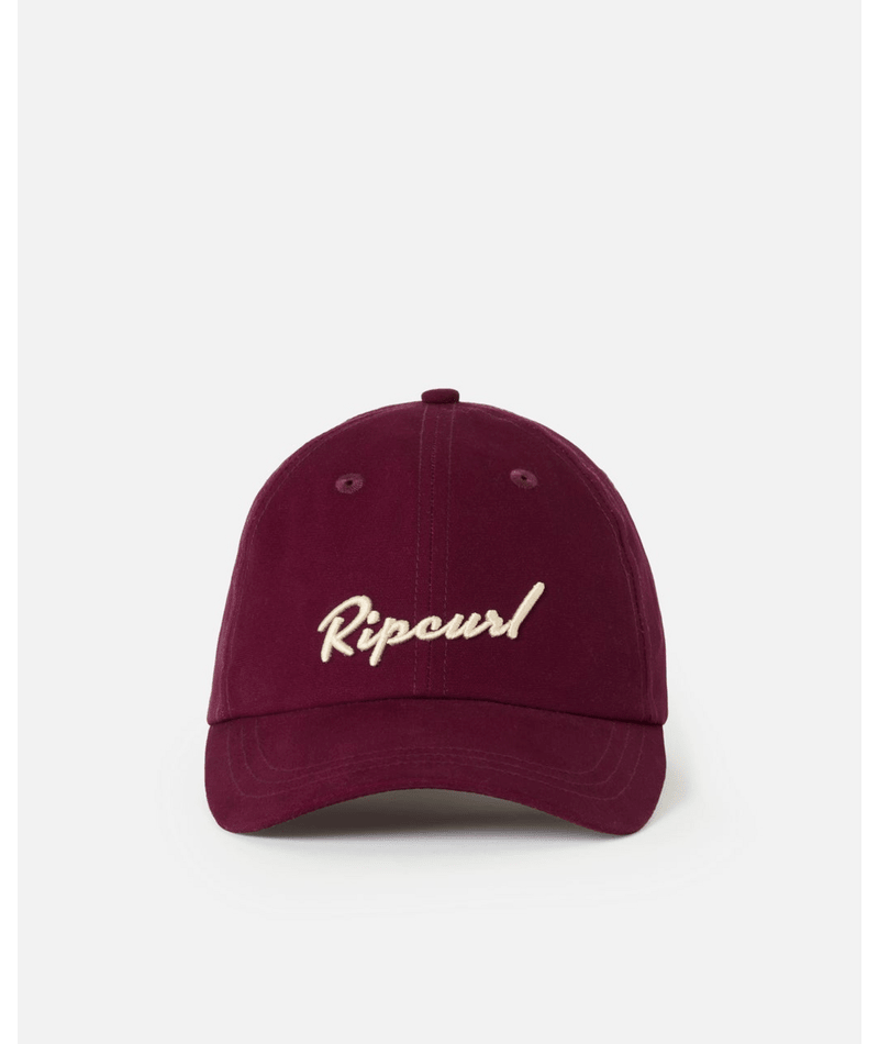 Rip Curl 3d Script Cap in Burgundy