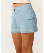 Rip Curl Paraiso Embroidered Walkshort in Washed Blue