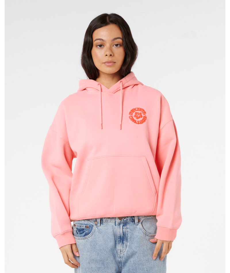 Rip Curl Surf Puff Heritage Hood P/P in PINK