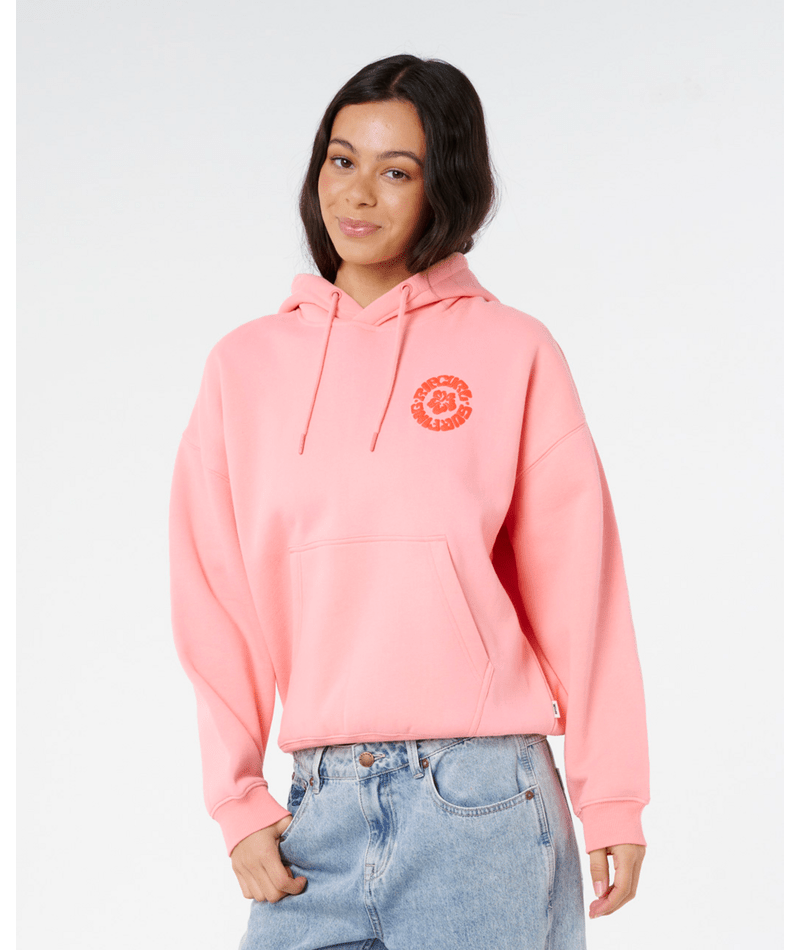 Rip Curl Surf Puff Heritage Hood P/P in PINK