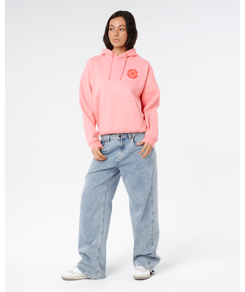 Rip Curl Surf Puff Heritage Hood P/P in PINK