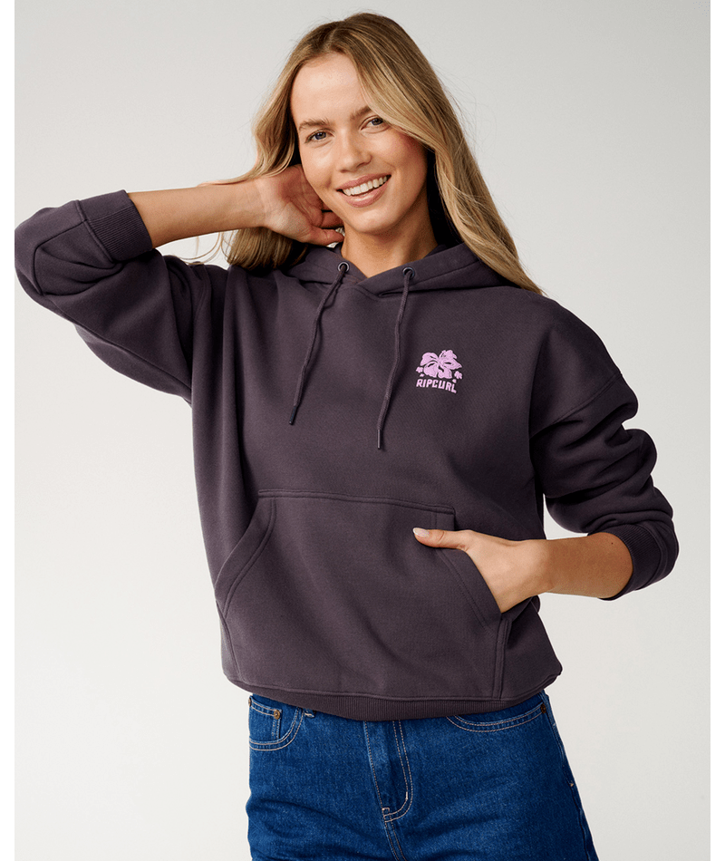 Rip Curl Surf Puff Heritage Hood P/P in NINE IRON
