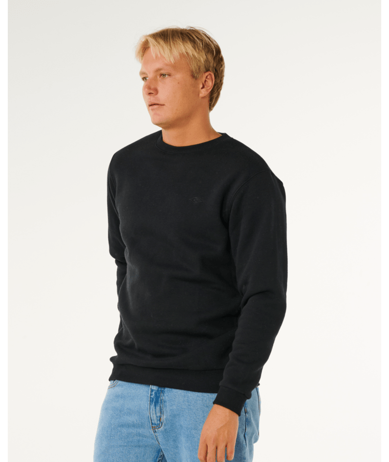 Rip Curl Classic Surf Crew in BLACK