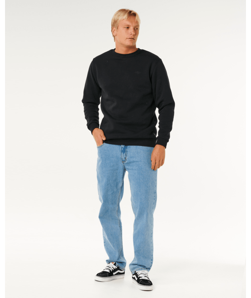 Rip Curl Classic Surf Crew in BLACK