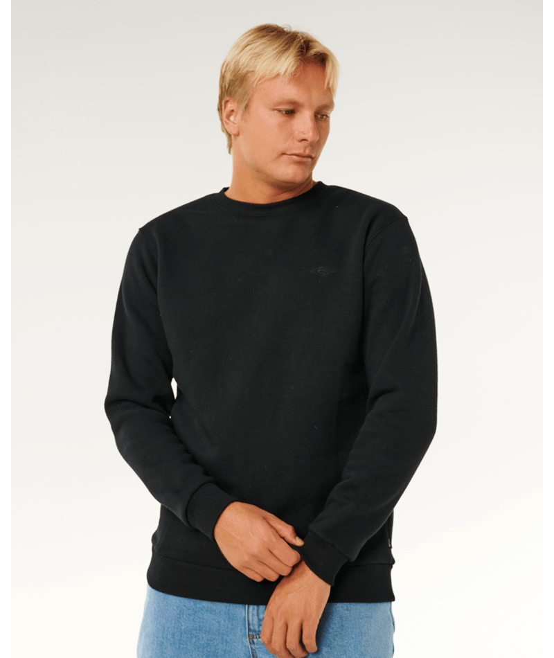 Rip Curl Classic Surf Crew in BLACK