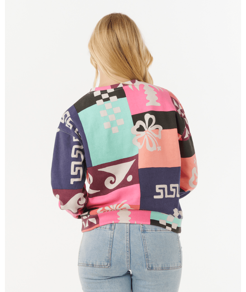 Rip Curl Keepsakes Fleece Crew in MULTICO