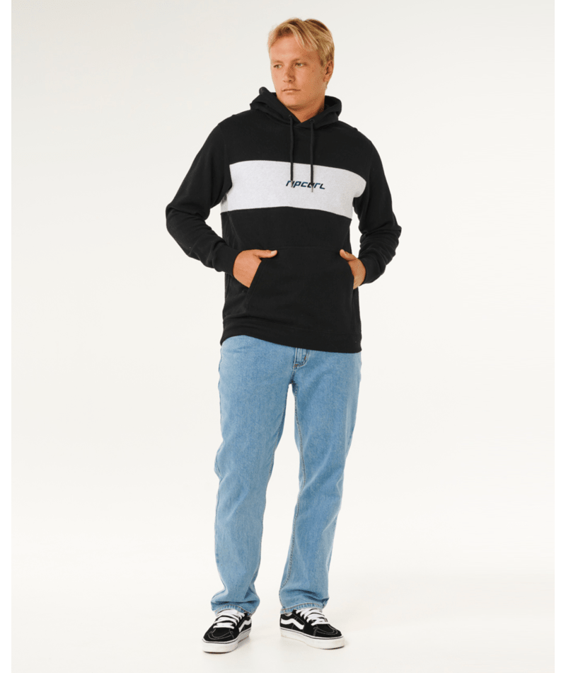 Rip Curl Undertow Hood in BLACK/WHITE