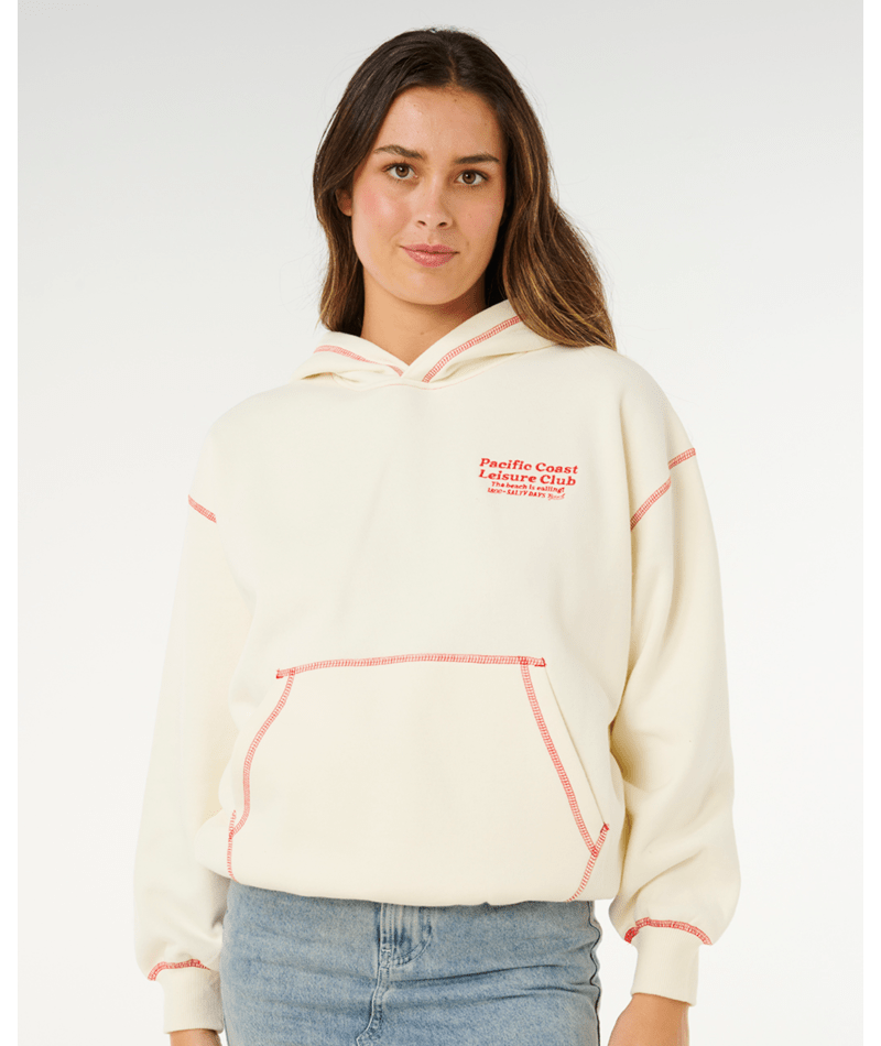 Rip Curl Pacific Oversized Hood in BONE