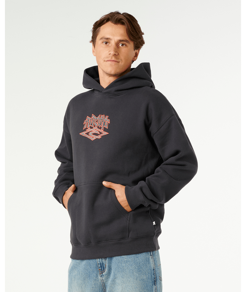 Rip Curl Liquid Trips Hood in WASHED BLACK