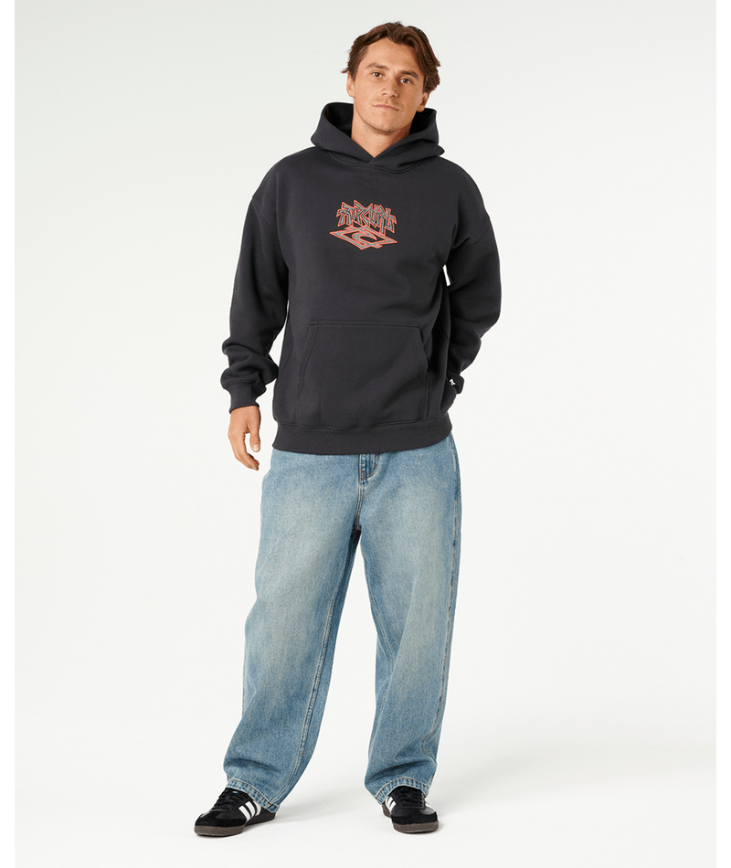 Rip Curl Liquid Trips Hood in WASHED BLACK