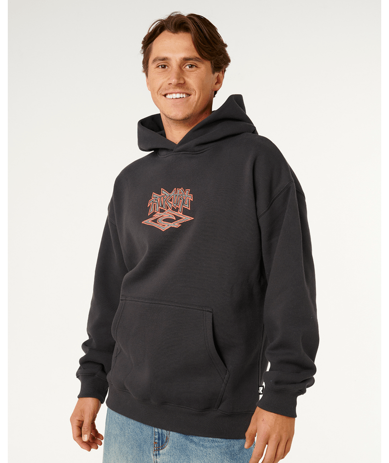 Rip Curl Liquid Trips Hood in WASHED BLACK