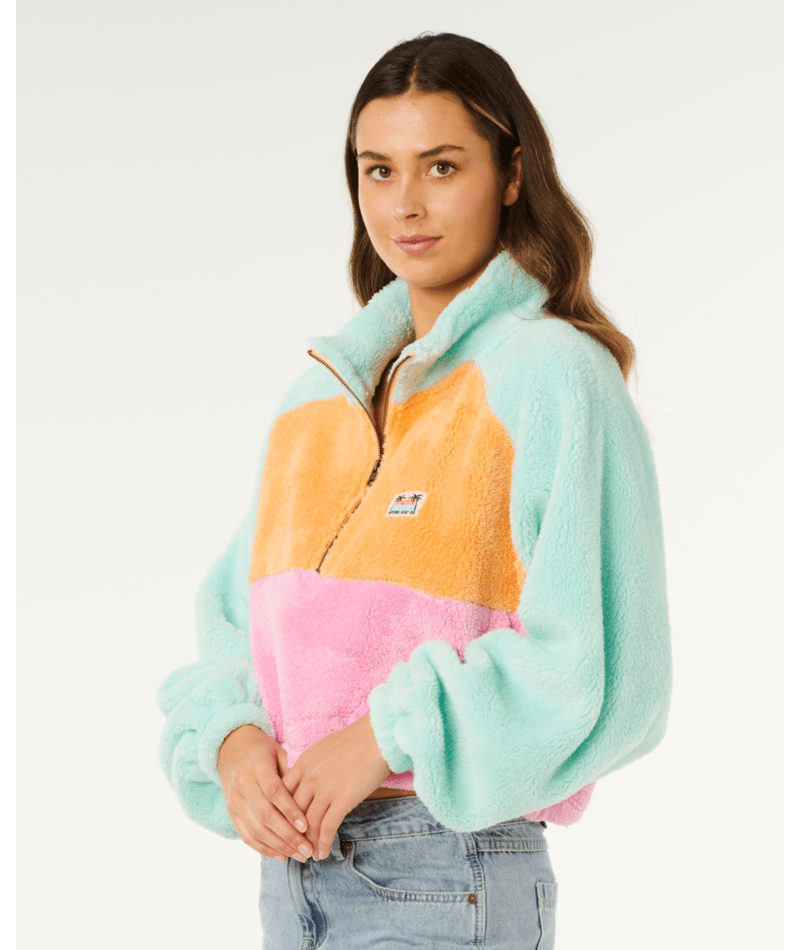Rip Curl Hotel Malibu Polar Fleece in MULTICO