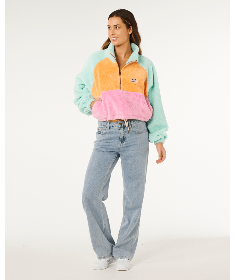 Rip Curl Hotel Malibu Polar Fleece in MULTICO