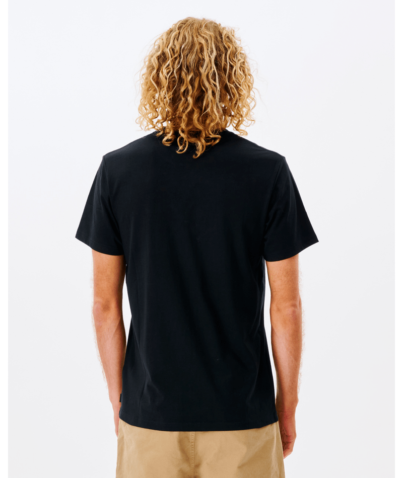 Rip Curl Plain Pocket Tee in BLACK