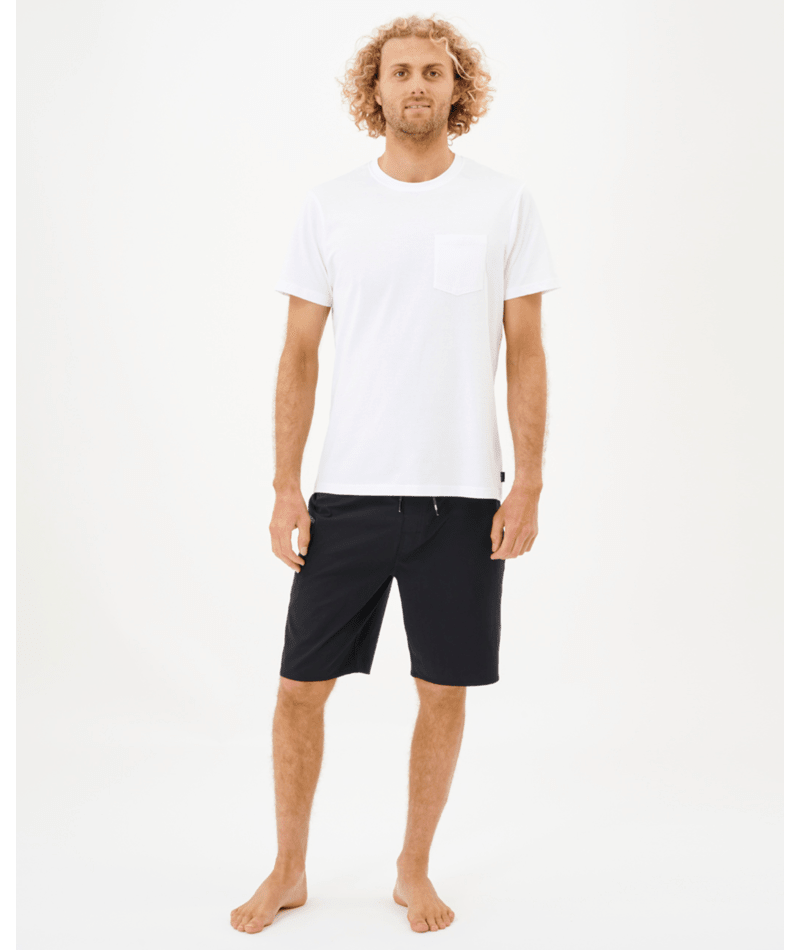 Rip Curl Plain Pocket Tee in WHITE