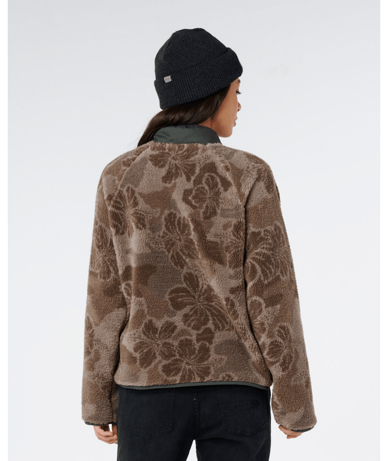 Rip Curl Half Moon Bay Polar Fleece in KHAKI