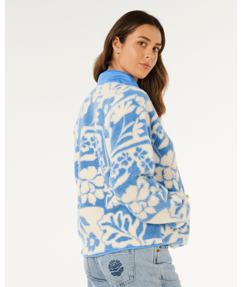 Rip Curl Party Pack Polar Fleece in BLUE