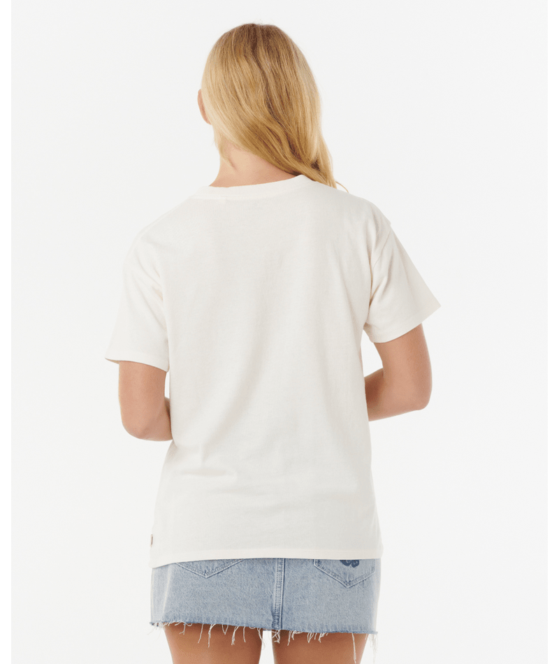 Rip Curl Surf Supply Relaxed Tee in BONE