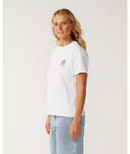 Rip Curl Surf Puff Party Pack Relaxed in WHITE