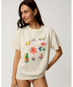 Rip Curl Desire Relaxed Tee in VANILLA