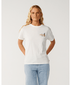 Rip Curl Greetings From Aus Relaxed Tee in BONE
