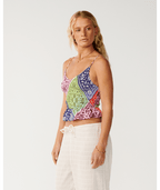 Rip Curl Bossa Nova Shirred Cami in MULTICO