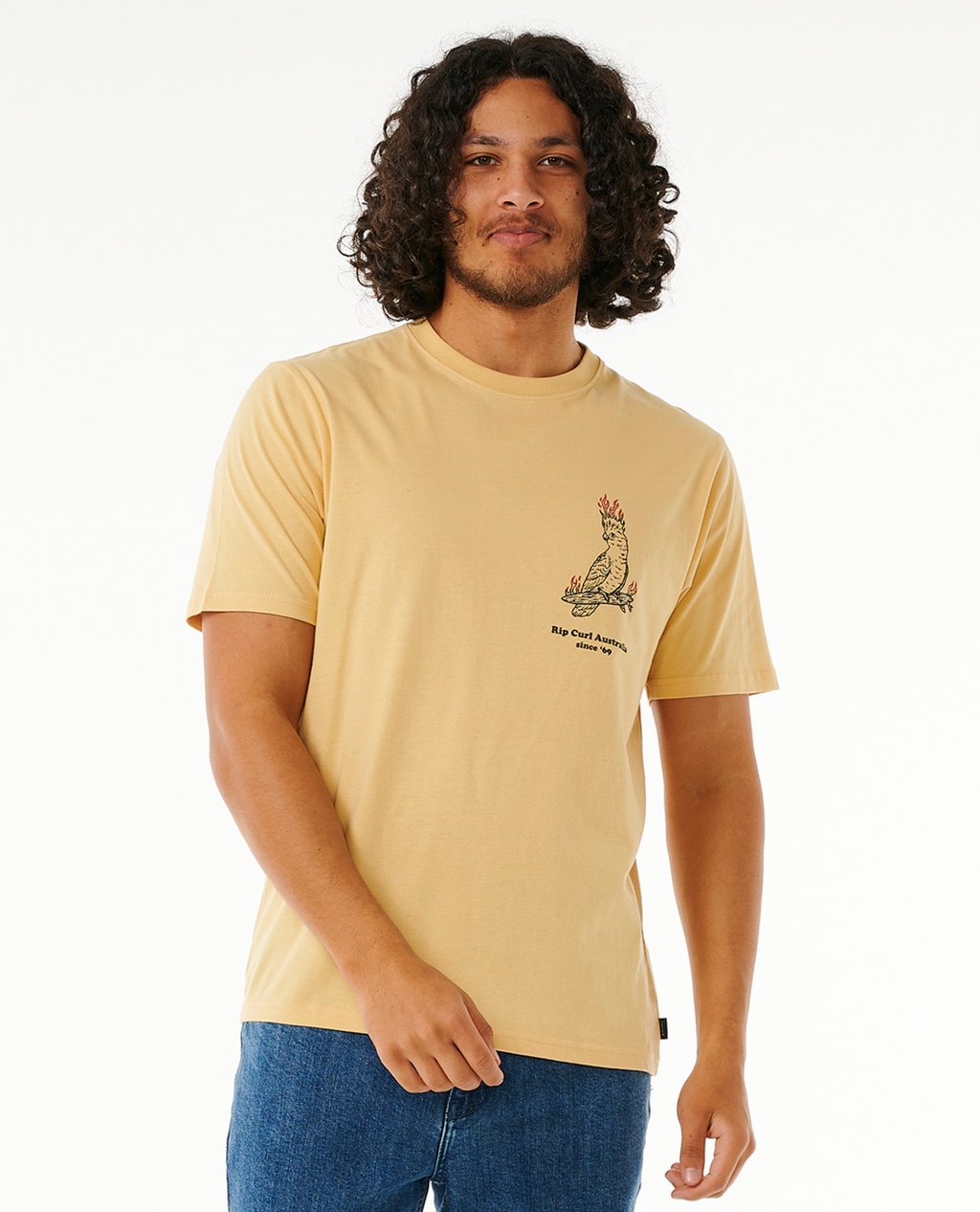 Rip Curl Australia Fun Times Desto in Washed Yellow