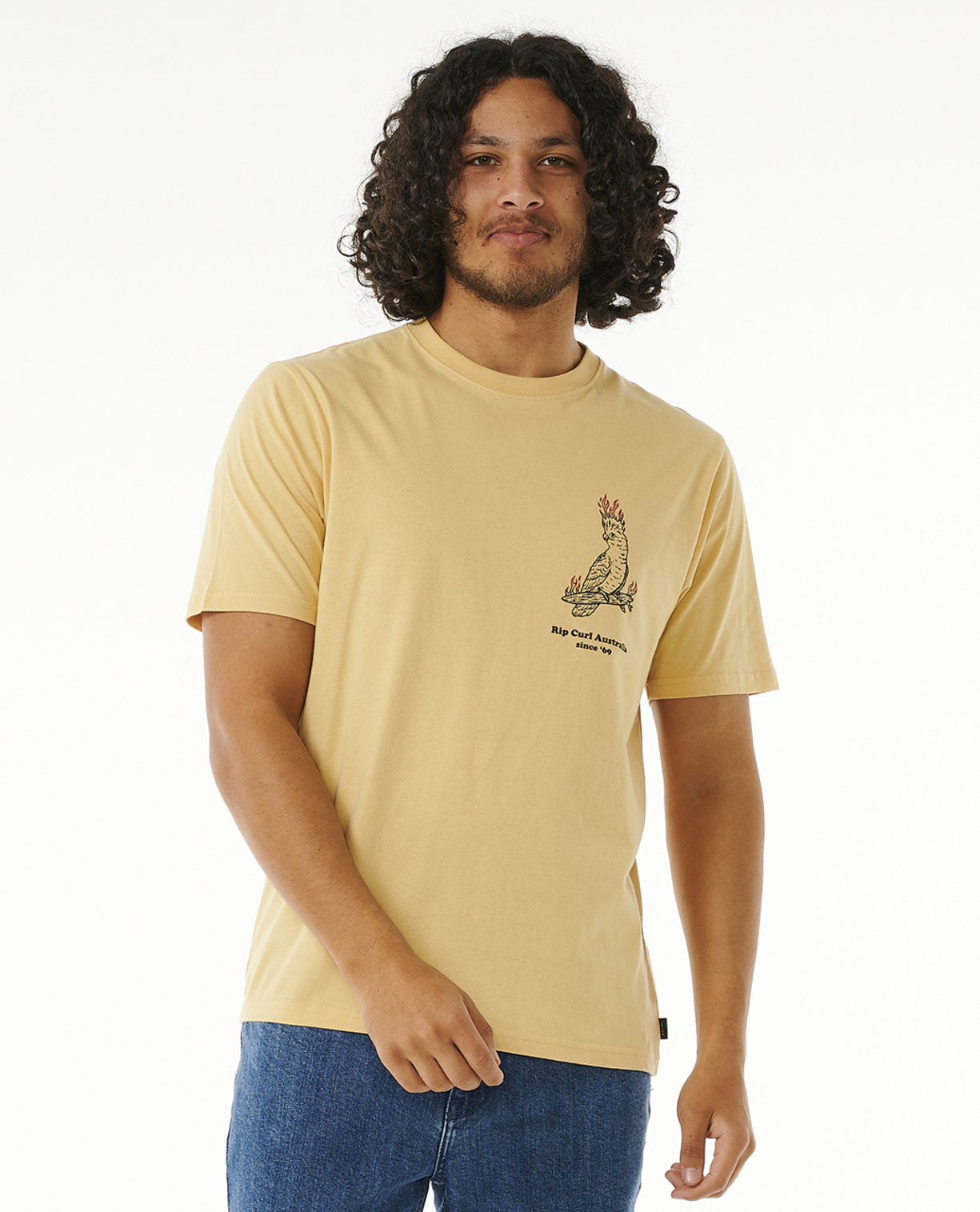 Rip Curl Australia Fun Times Desto in Washed Yellow