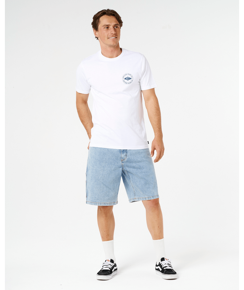 Rip Curl Staple Tee in WHITE