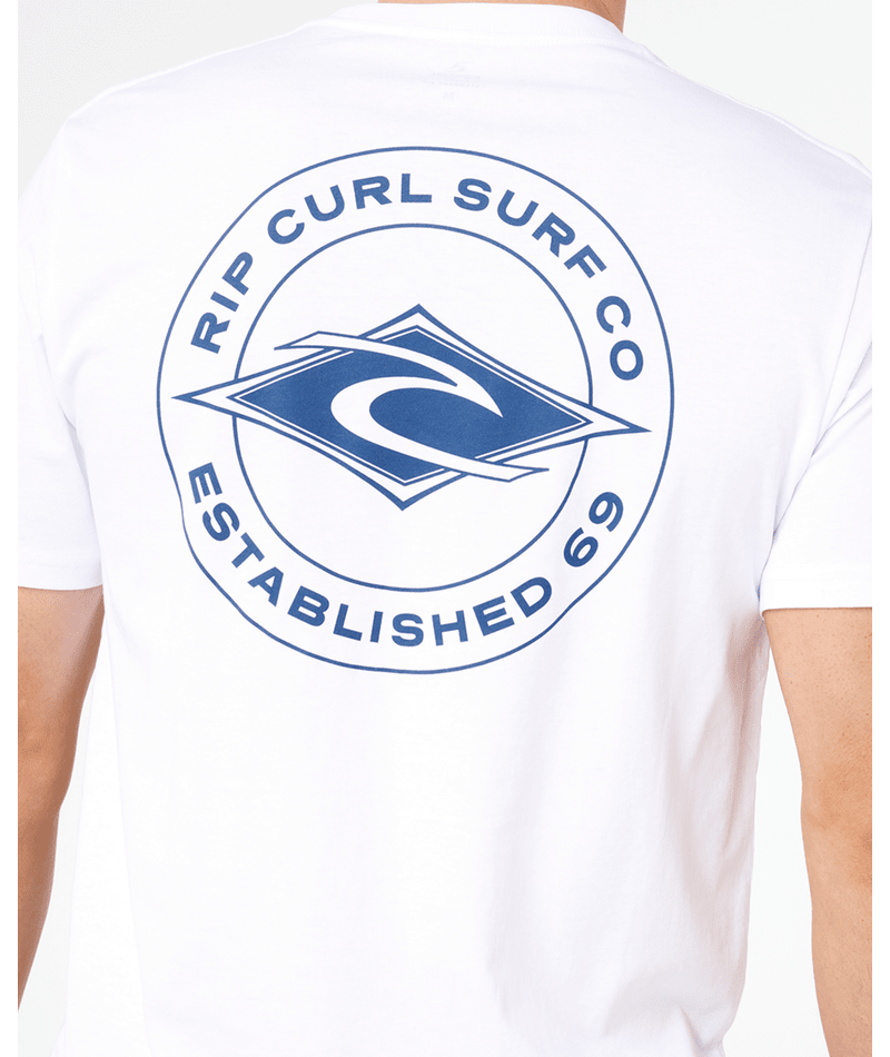 Rip Curl Staple Tee in WHITE