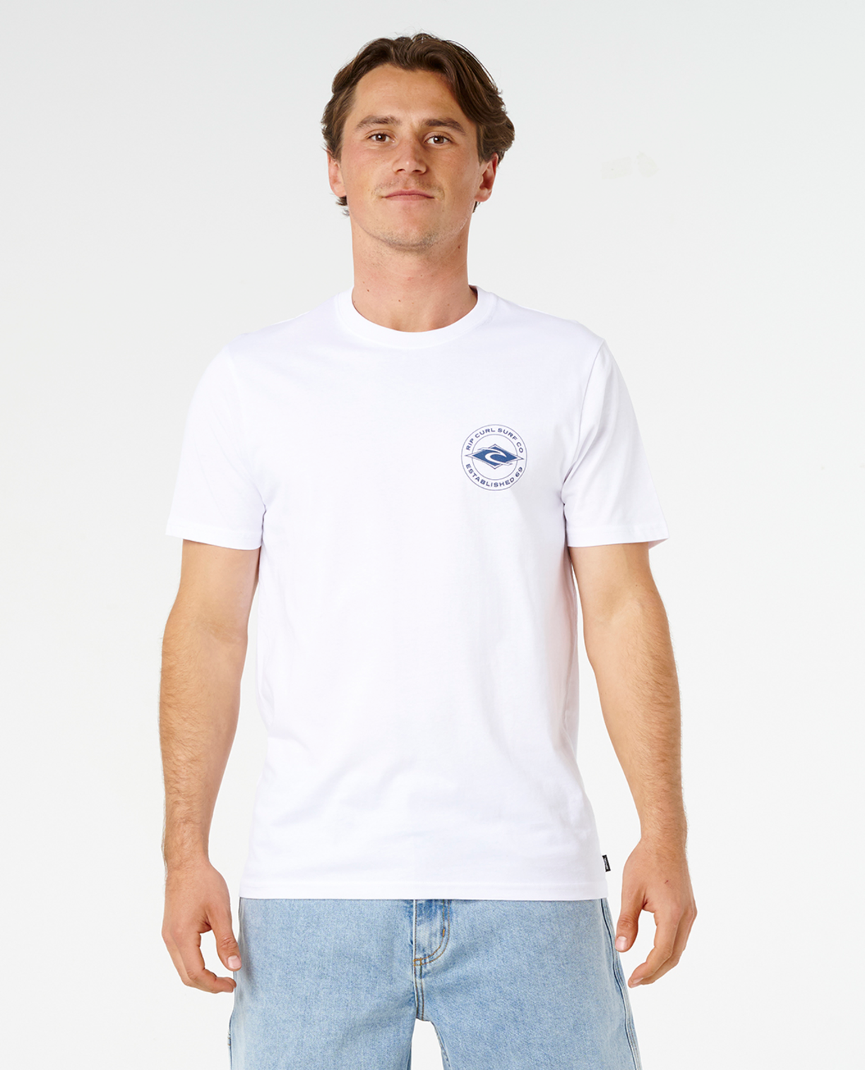 Rip Curl Staple Tee in WHITE