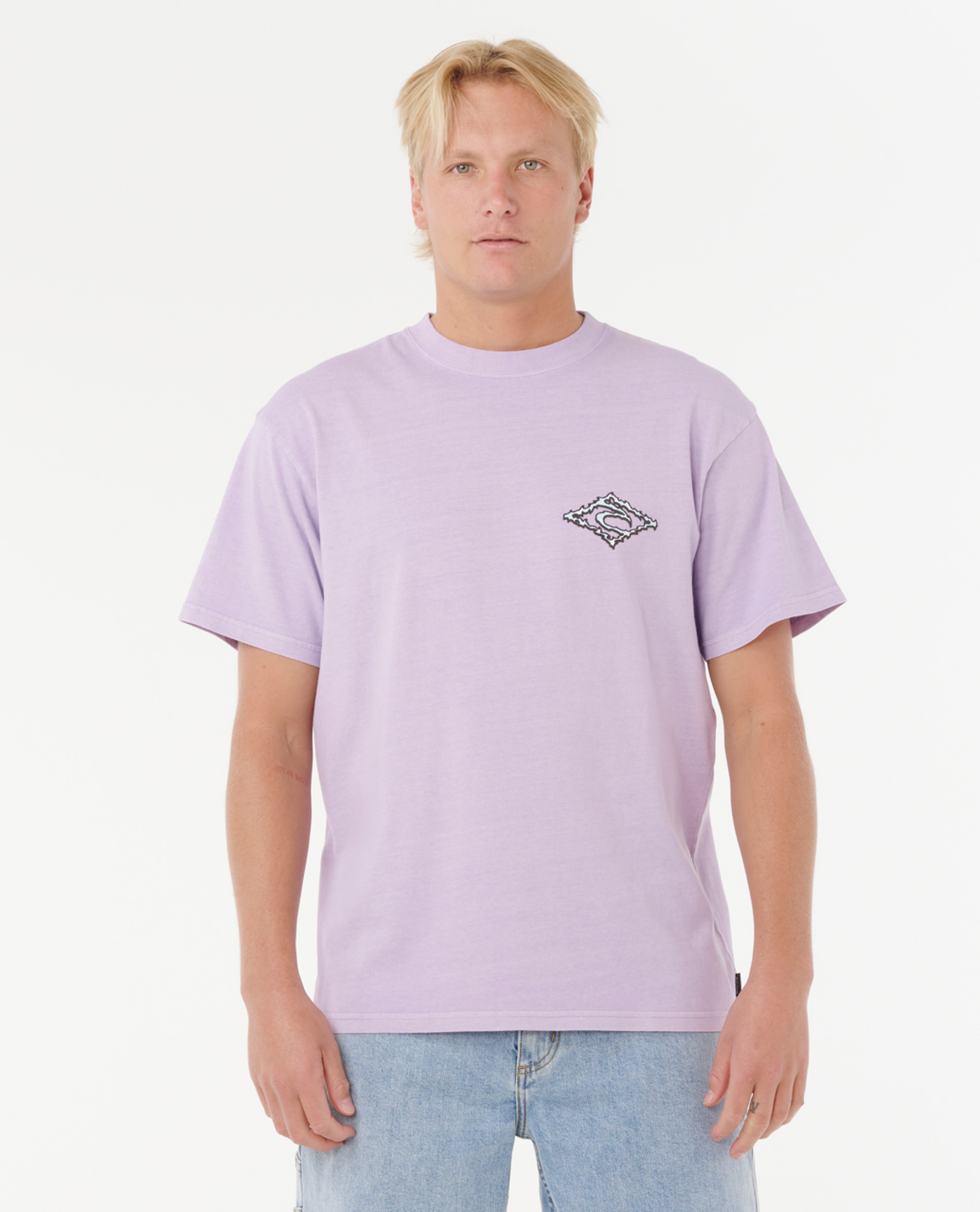 Rip Curl Raw Energy Thrash Tee in ICED LAVENDER