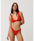 Rip Curl Vibe Surf Bralette in RED