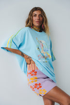 Spicy Dugong Dress For The Job You Want Tee in BLUE in Single
