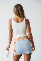 Spicy Dugong Knitted Hibiscus Skort in BABY BLUE in Single
