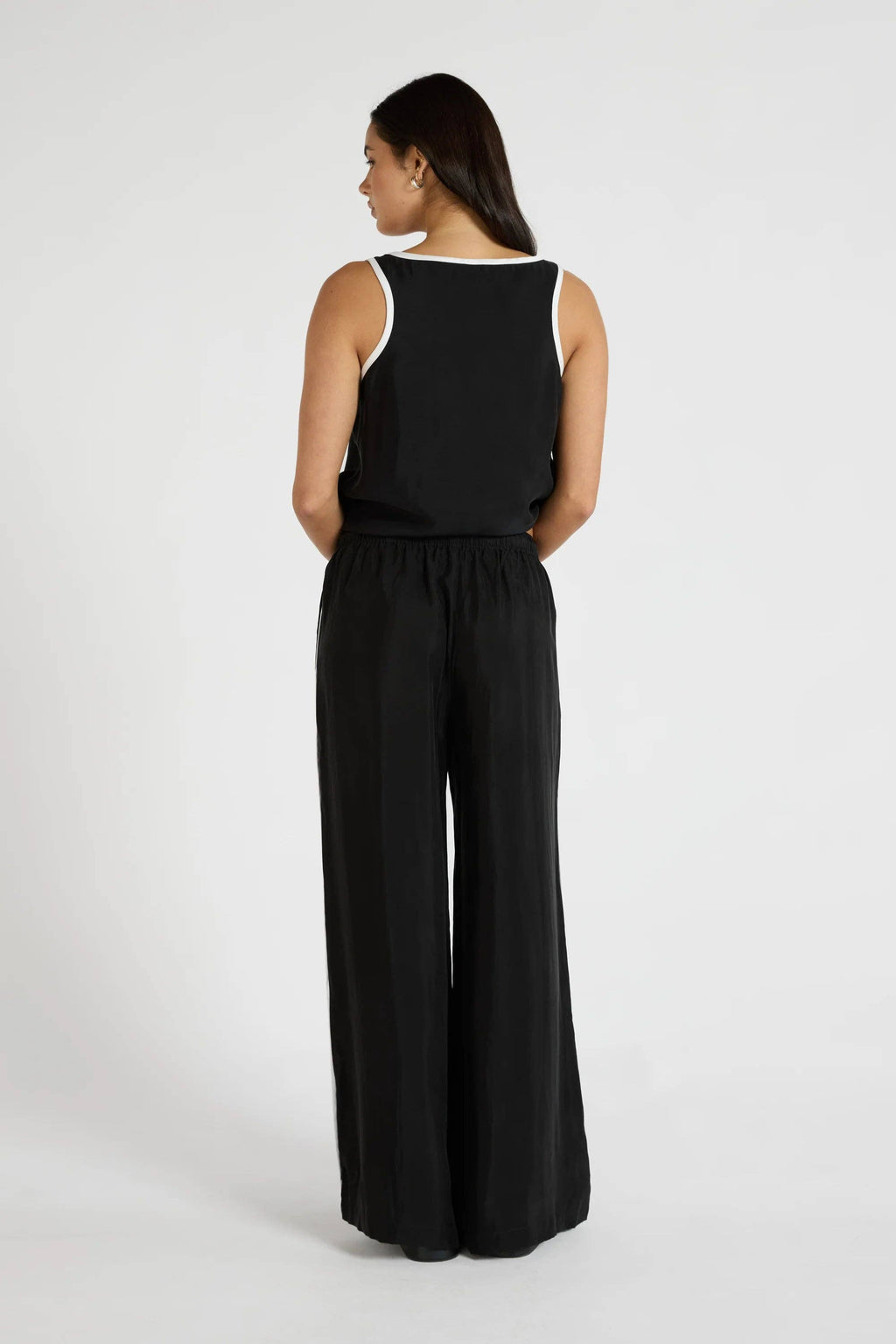 All Fenix Cupro Contrast Pant in Single