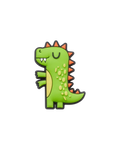 Crocs Green Dino