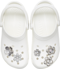 Crocs Monochrome Slvr Flwrs 5 Pack