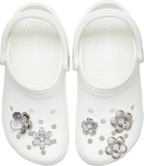 Crocs Monochrome Slvr Flwrs 5 Pack