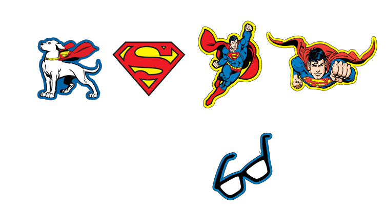 Crocs Superman 5 Pck