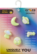 Crocs Glow in the Dark Space 5 Pack