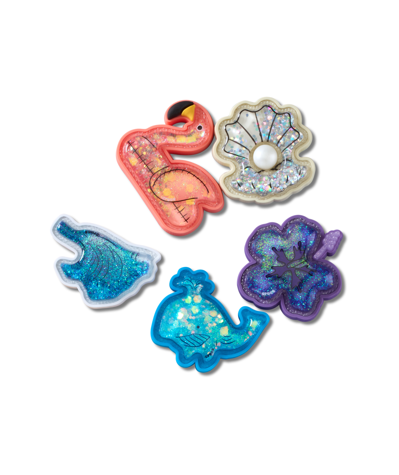Crocs Squishy Beach Icons 5 Pack in NO COLOR APPLICABLE
