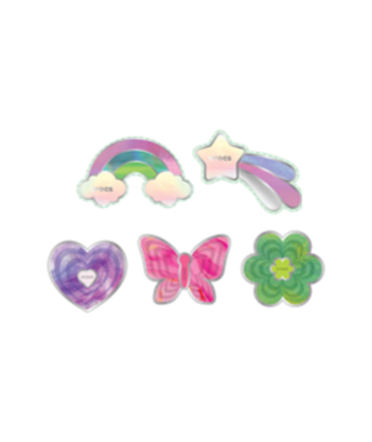 Crocs Funky Girly Icons 5 Pack in NO COLOR APPLICABLE