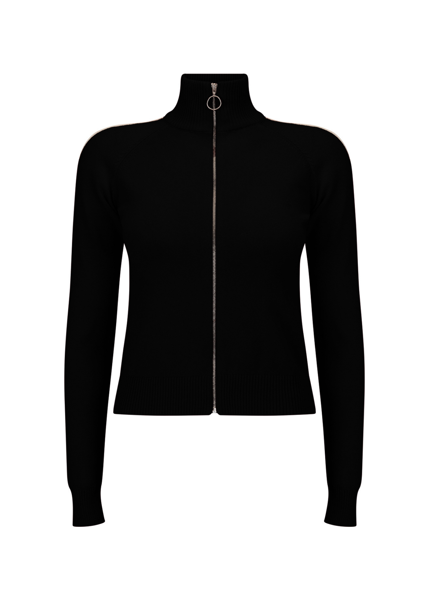 Pinky & Kamal Striped Knit Bomber