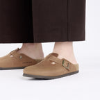 Birkenstock Boston Cognac Oiled Leather Regular in Cognac