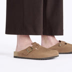 Birkenstock Boston Cognac Oiled Leather Regular in Cognac