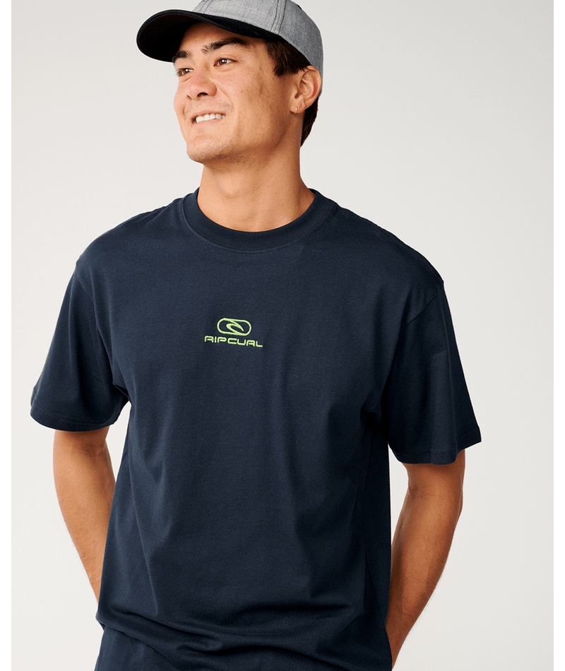 Rip Curl Pill Icon Tee in DARK NAVY